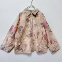 Seleue カバーオールジャケット L ぼかし マーブル 春物 ピンク 羽織