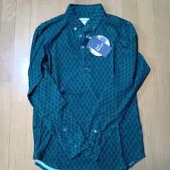 Jack Bunny! グリーンパターンシャツ Lサイズ