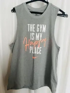 Nike Dri-FIT グレー タンクトップ S ジム用