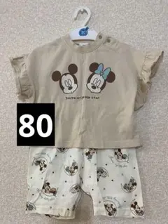 しまむら　リトシー　ミッキー ミニー ベビー　パジャマ 80cm