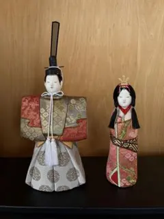 木目込み雛人形セット（男雛・女雛）