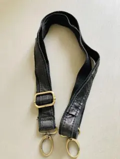 ブラック調整可能ストラップ ショルダー ベルト 黒 （色違いブラウン有）