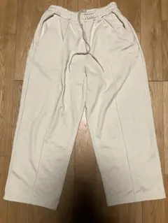 KEBOZ NYLON/COTTON PILE PIN TUCK PANTS