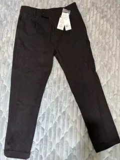 GLOBAL WORK ダークブラウン スラックス S