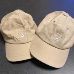 ベージュキャップ　2点セット　54㎝