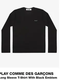 PLAY COMME DES GARÇONS Long Sleeve TEE - メルカリ