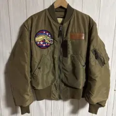 極上バズリクソンズ初期B-15C MODミリタリーフライトジャケットM品番 東洋