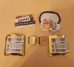 新テニスの王子様 君島育斗 ステッカー ヘアゴム ピンバッジセット