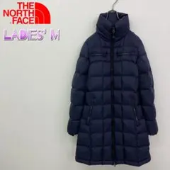ノースフェイス ロングダウン ネイビー レディースM