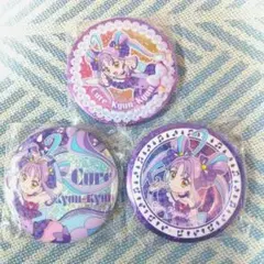 キミとアイドルプリキュア BIGホログラム缶バッジ キュンキュン