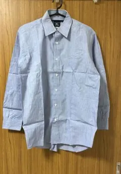 Burberry バーバリー ストライプシャツ M-81 長袖 美品 ブルー系のサムネイル