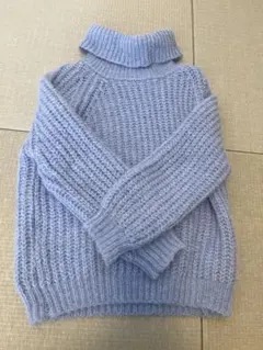 toshiyaaa1048様専用　ライトブルータートルネックセーター