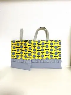 期間限定‼️入園入学セット☆レッスンバッグと上履き入れ