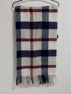 【美品】バーバリーブルークレストレーベル マフラー ショールのサムネイル