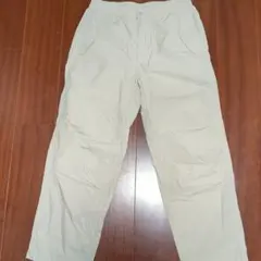 UNIQLOメンズベージュ パラシュートパンツ Sサイズ　ゴムウエスト