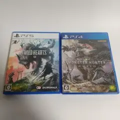 PS5ワイルドハーツ & PS4モンスターハンターワールド　2本セット