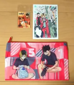 ハイキュー!!展 ポストカード ヌノポ ステッカー 黒尾 研磨 音駒高校 セット