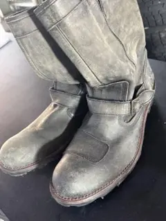 FRYE エンジニアブーツ ヴィンテージ加工 レザーのサムネイル