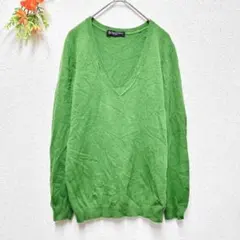 BEAUTY&YOUTH【F】ニット Vネック アンゴラ　カシミヤ ウール 無地