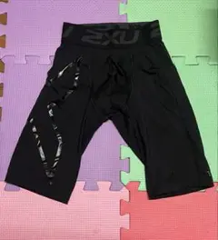 2XU ブラック ハーフタイツ Sサイズ