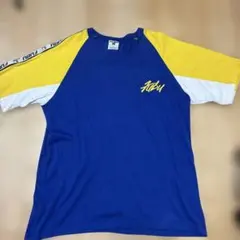 FUBU フブ Vネック Tシャツ ロゴテープ　bboy ストリート　値下げ可能のサムネイル