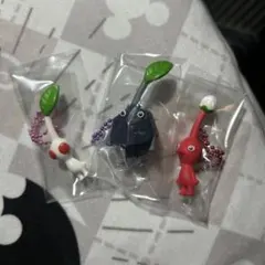 ピクミンマスコット＆フルーツグミ2 白ピクミン　青ピクミン岩ピクミン 3点セット