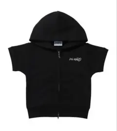 sqnz pearl short sleeve zip p/k ジップパーカー