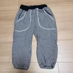 未使用ストライプ柄 ハーフパンツ 125-135cm
