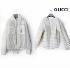 h*s様 GUCCI グッチ　ジャンパー　ジャケット　ロゴ刺繍　猫　キルティングのサムネイル