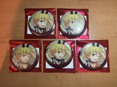 鬼滅の刃 2026年 午年 ランダム箔押し缶バッジ 我妻善逸 5個セット