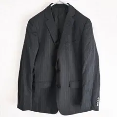 ユナイテッドアローズホワイトレーベル　スーツジャケット　グレー　ストライプ柄
