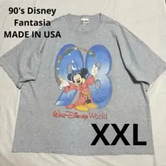 ヴィンテージ 90s ディズニー　ファンタジア　ミッキー 98 ビックT XXL
