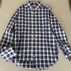 GUY ROVER 青と白のチェック柄長袖シャツ!!