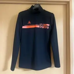 ルコック　レディース　ゴルフウェア　タートルネック　ブラック　M