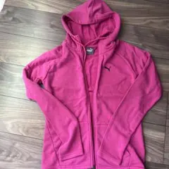 PUMA ジップアップパーカー ピンク