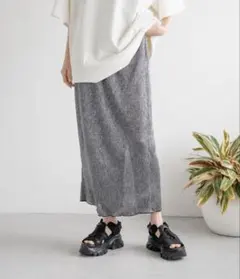 LOWRYS FARM ヨウリュウプリーツスカート