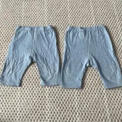 ユニクロ　水色のハーフパンツ　2点セット　80サイズ