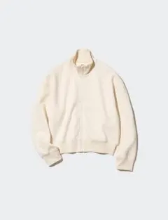 新品未使用UNIQLOユニクロドライスウェットリラックスブルゾンXXLホワイト