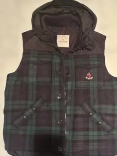 MONCLER フード付きダウンベスト