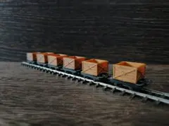 HO、ナローゲージ✨️9ミリ✨️ 真鍮製✨️鉱山用貨車 3両セット