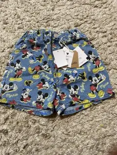 リトシー　ミッキー ミニー 半ズボン デニム　110 新品未使用タグ付き