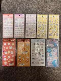 ちいかわ他、キャラクターシール 9枚セット