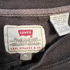80〜90s？アメリカ製 リーバイス ヘンリーネックTシャツXL Levi's