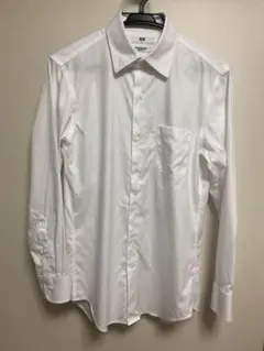 UNIQLO スーパーノンアイロン　スリムフィット ホワイトシャツ S