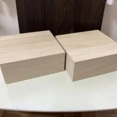 木箱(桐箱)2個セット