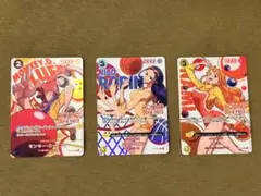 원피스 카드 라운드 원 프로모션 3장 세트 루피 나미 로빈