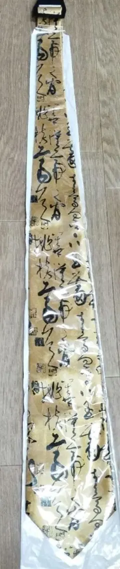 新品未使用シルク ネクタイ ゴールド