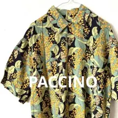 PACCINO パッチーノフローラル半袖シャツサイズ2 ヴィンテージ　古着のサムネイル
