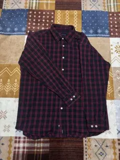 KANGOL SPORT ネルシャツ チェック柄 レッド L