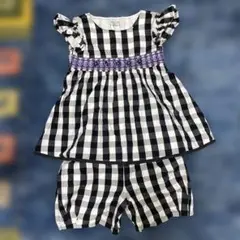 ANNA SUI mini チェック柄セットアップ　140